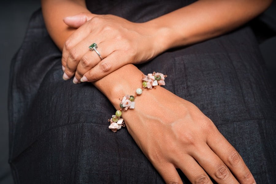 Nephrite Opal Uncut Bracelet