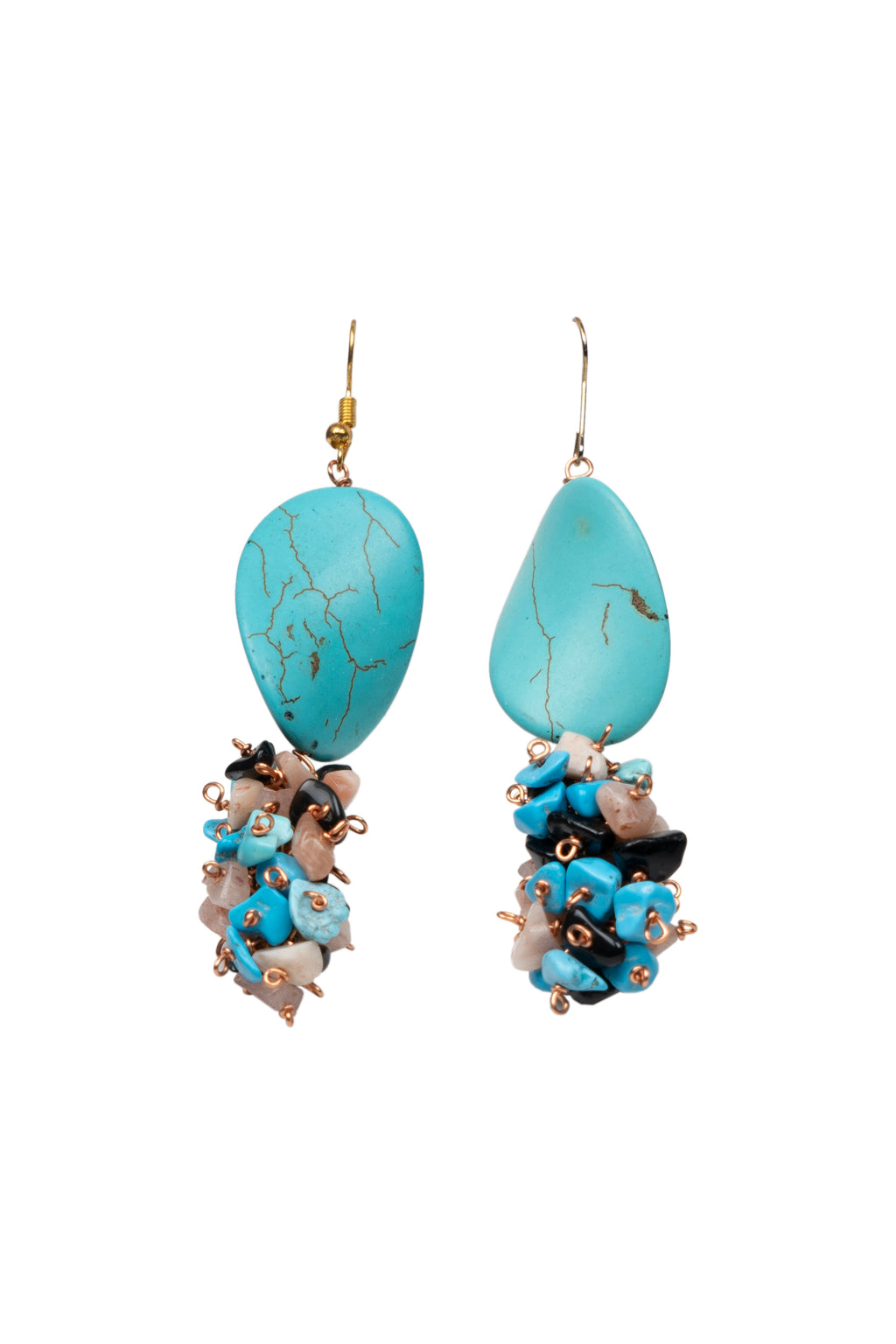 Leaf Shape Torquise Earring