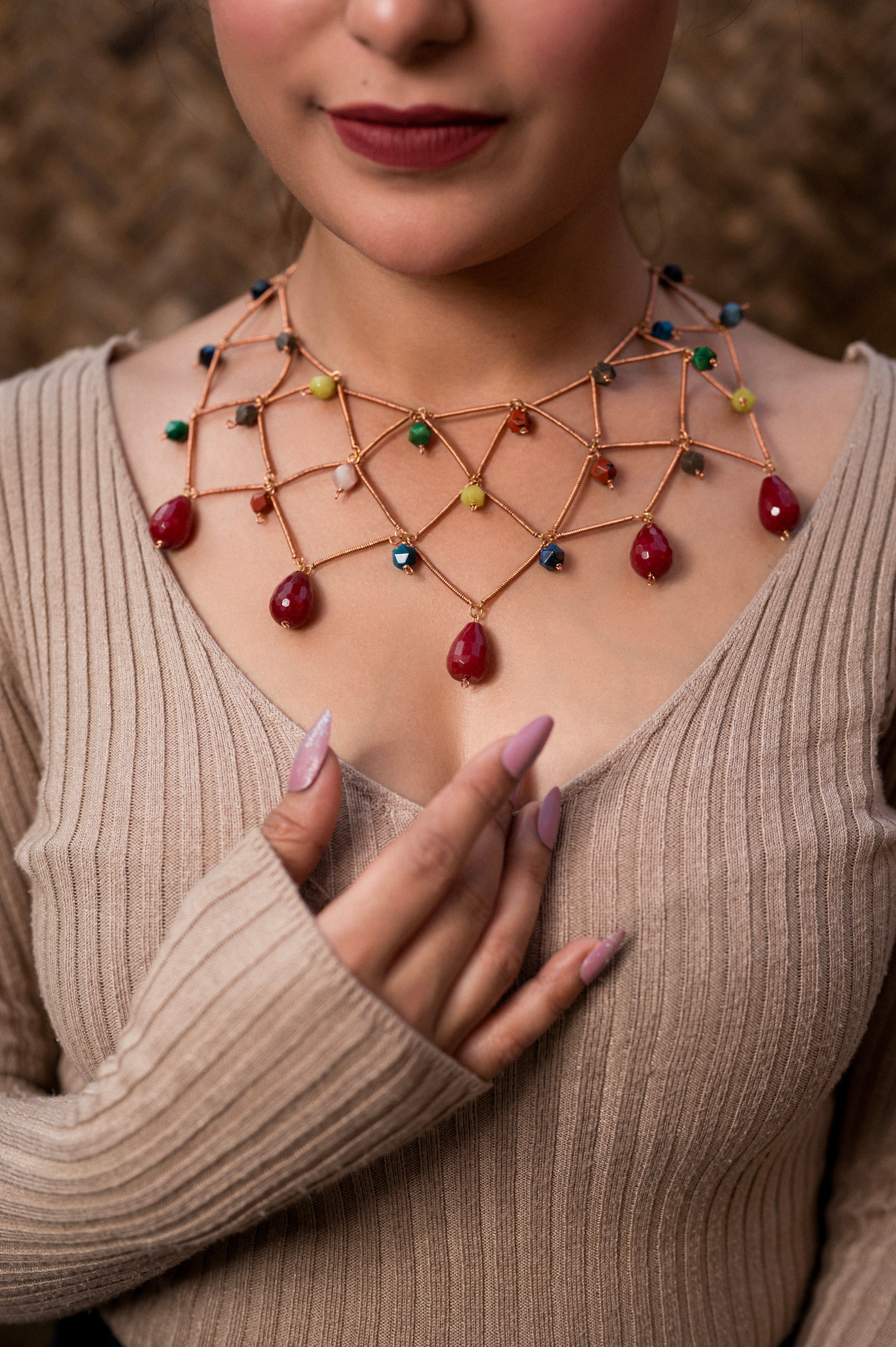 Multi-Layered Queen's Necklace