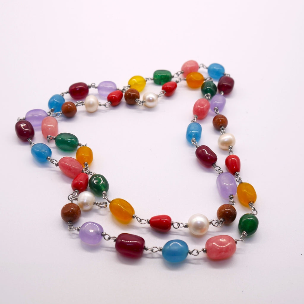 Handmade Navratrna Necklace