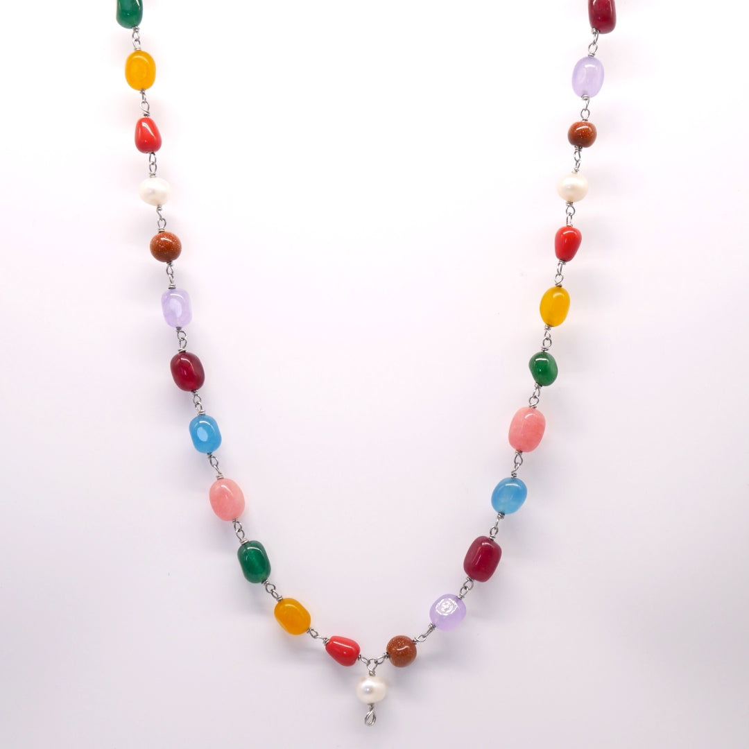 Handmade Navratrna Necklace