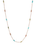 Turquoise Jasper Serpentine Mixed Long Necklace