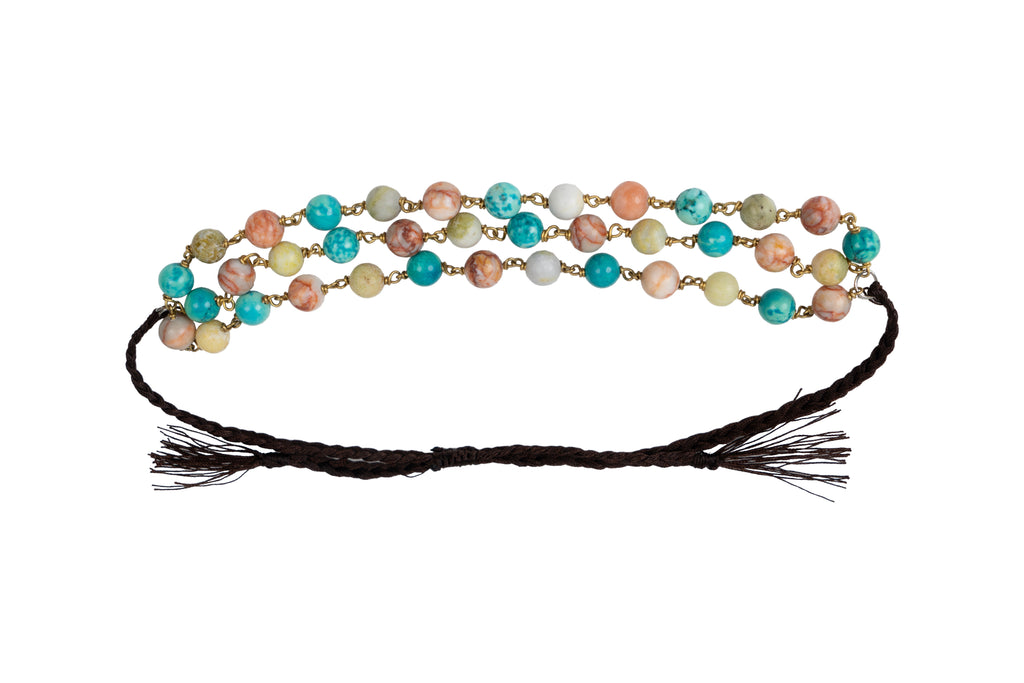 Three Layered Mixed Beads Bracelet